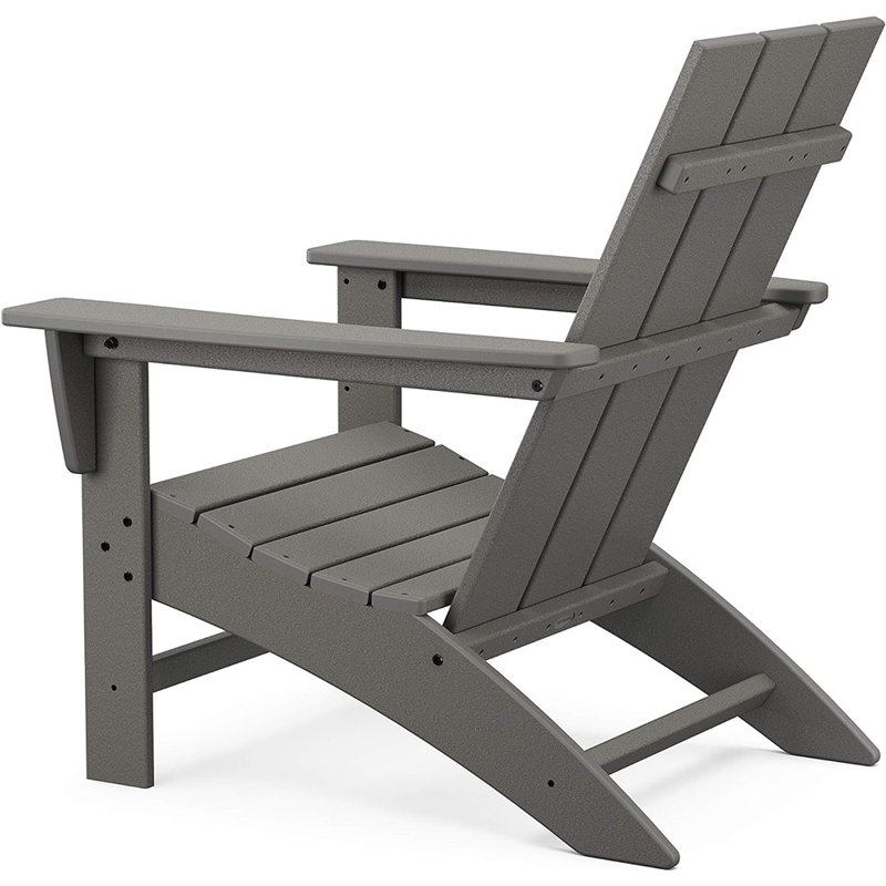 Chaise Adirondack moderne, noir