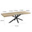Table extensible, table de salle à manger, table de bureau, table basse