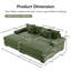 Canapé modulaire surdimensionné de 92 po Cloud-1282833467