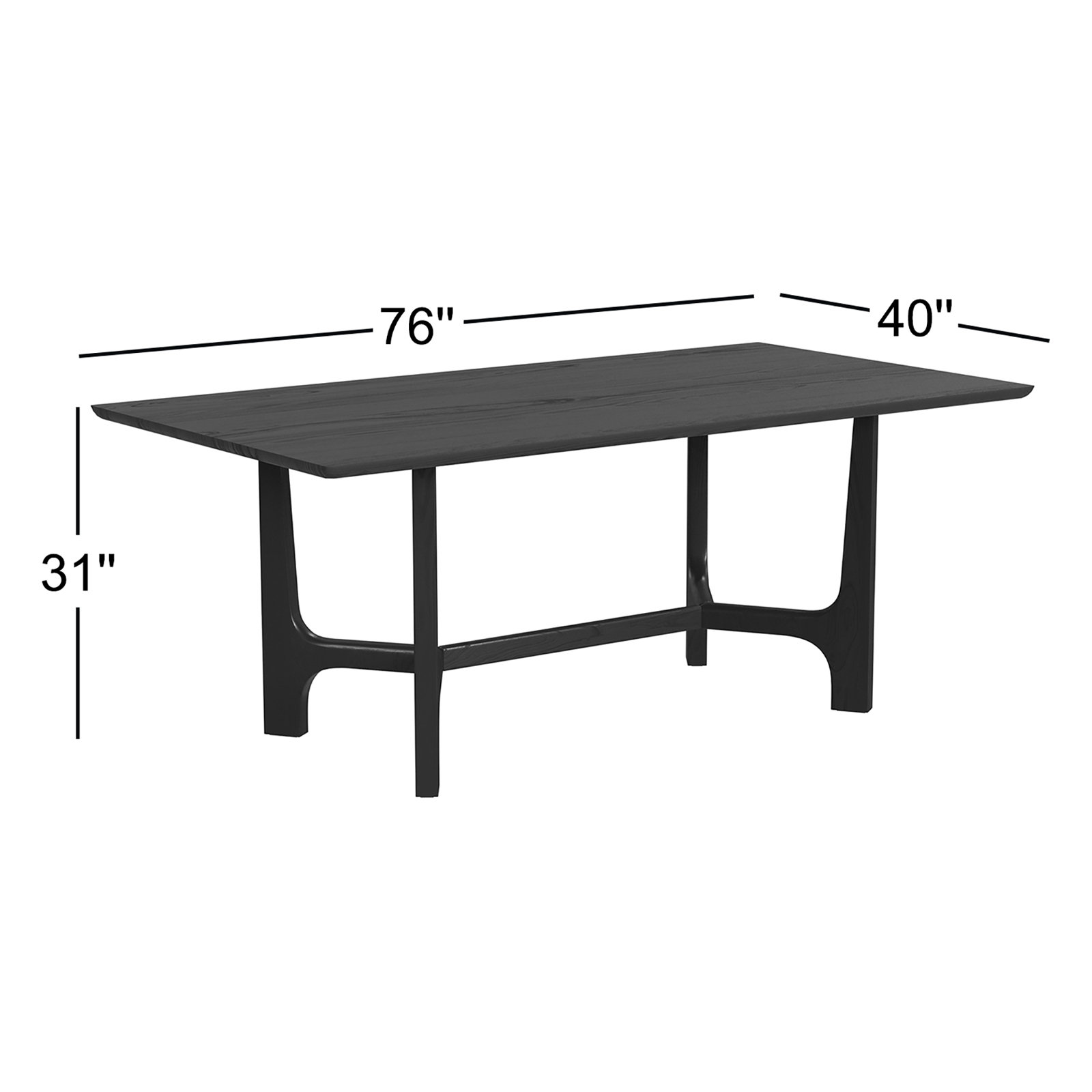 Alida 76" Dining Table