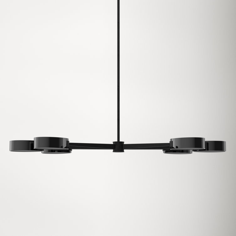 Sandiso 6 - Light Sputnik Modern Linear Chandelier