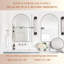 Miroir de salle de bain Hafsa Cadre en acier inoxydable-1591519968-1591519970