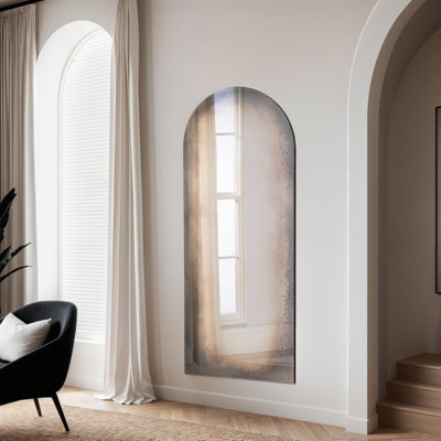 Arched Full Length Antiqued Mirror