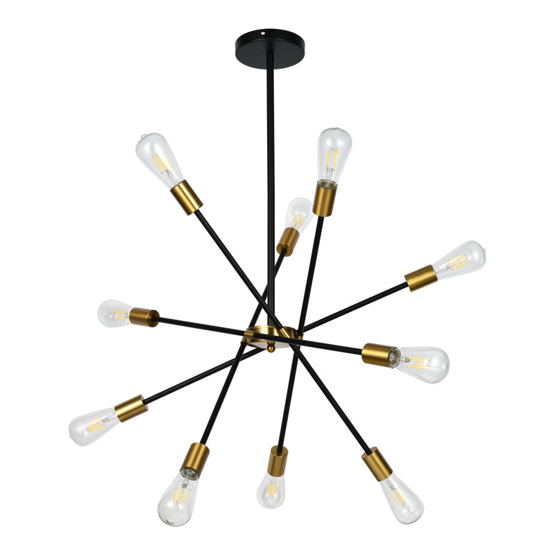 Lustre spoutnik 10 lumières Carola