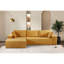 Canapé modulaire convertible en velours côtelé CozyForm, canapé confortable moderne avec rembourrage en mousse, canapé-lit modulaire confortable pour le salon, la chambre à coucher, aucun assemblage requis, canapés à compression-2072117170-2072117183