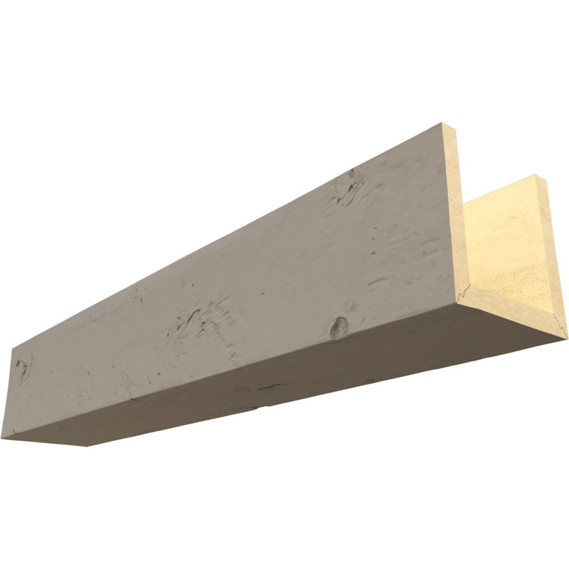 Poutre de plafond Knotty Endurathane, Coquillage, 24 pi L, 10"H x 8"W