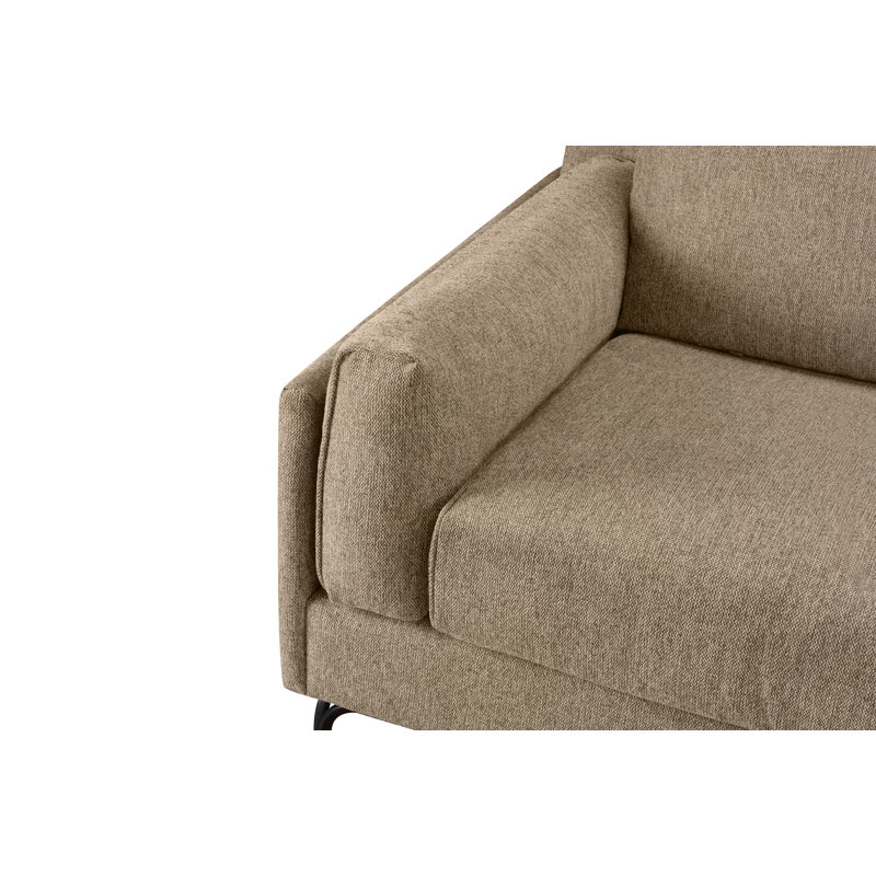 Naples Chair, Beige Polyester Blend