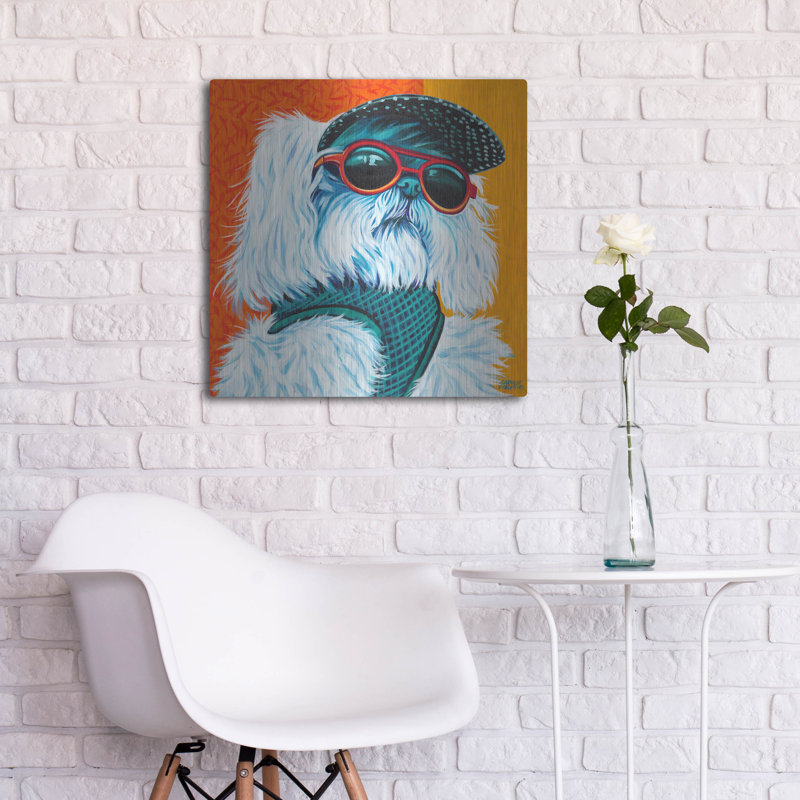 «Cute Pups IV» par Carolee Vitaletti, H 24 po x l 24 po