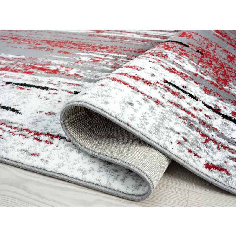 Tapis gris Asier, Rectangle 7 pi 9 po x 10 pi 2 po