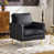 Black Faux Leather