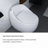 1-Piece 1.28 GPF Single Flush Egg Shape Toilet In Glossy White