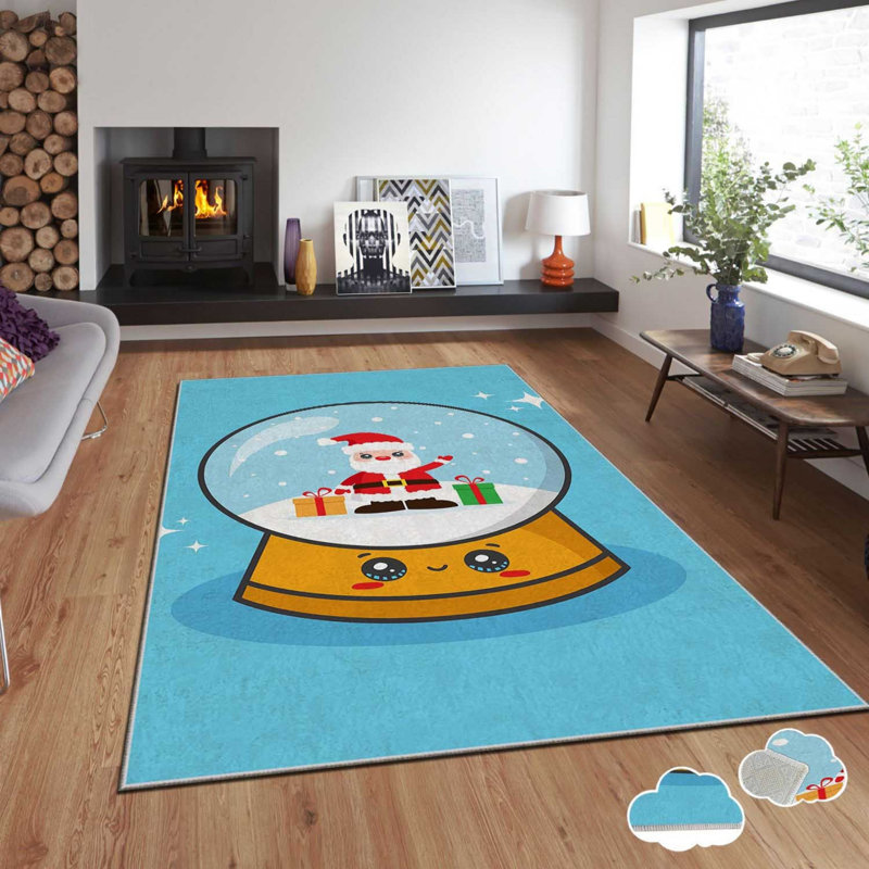 Luxurious Velvet Area Rug, 3.3 x 4.6 ft, 100% Polyester, 740 g/m² | Non-Slip Dot Underside, Laminated Sponge for Comfort | Easy Clean, Machine Washable at 86°F | Perfect for Living Room, Bedroom, and Home Decor