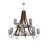 12 - Light Dimmable Empire Chandelier