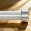 Tringle à rideaux réglable robuste, tringle en acier de 1 pouce de diamètre pour grandes fenêtres de 36 à 176 pouces, faiteaux modernes, installation facile