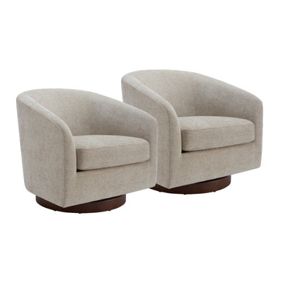 Bennett Swivel Barrel Chair