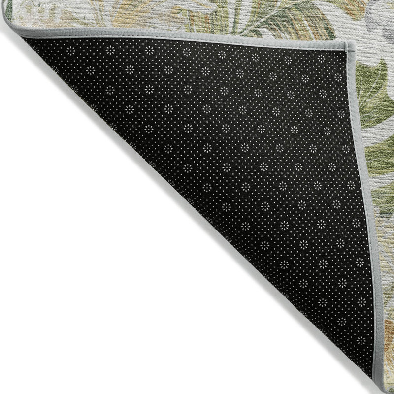 Tapis ivoire intérieur / extérieur lavable à la machine Cinead ACN1708, Rectangle 2 pi 6 po x 3 pi 10 po