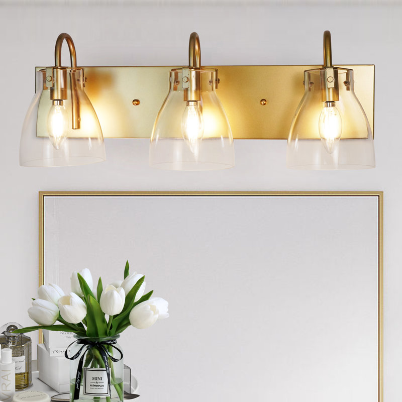 Elbie 3 - Light Dimmable Vanity Light 21.8In Bathroom Lighting Fixtures Vanity Lights
