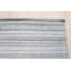 Gray Handwoven Wool Viscose Framed Linear Texture Geometric Modern Contemporary Carpet Rug-1676405790