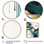 Décoration murale sarcelle et or abstrait Expression IV - Encre liquide abstraite-37463625-647434-37463620