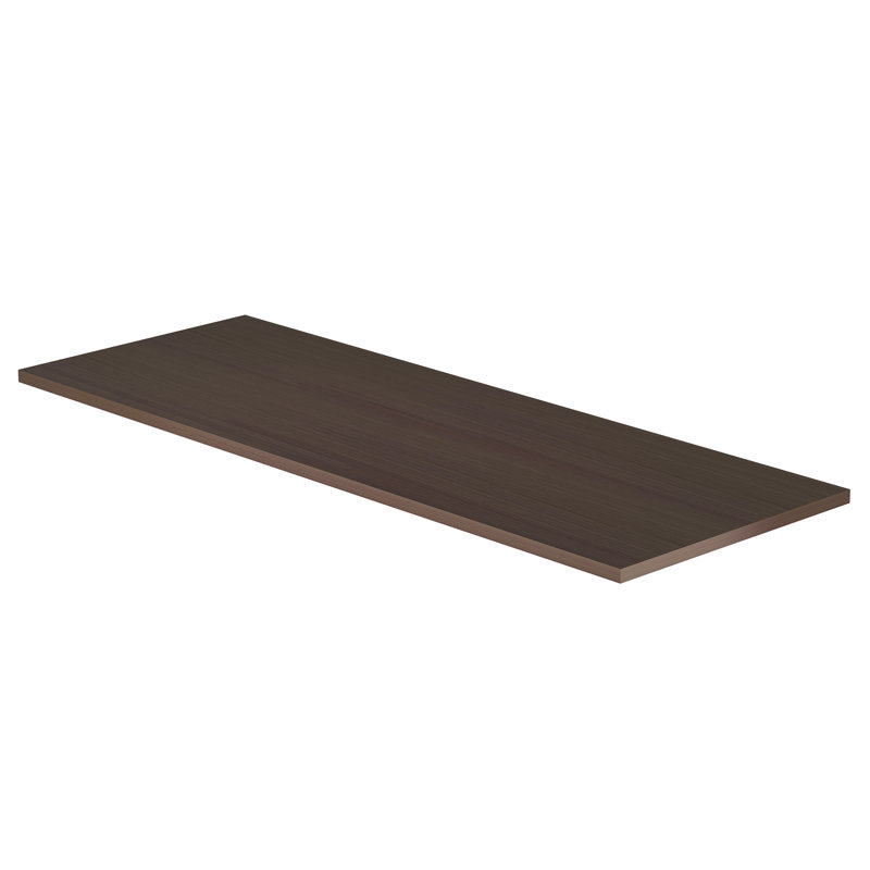 Reversible Desk Table Top, Espresso,  1'' H x 64.6'' W x 23.6" D