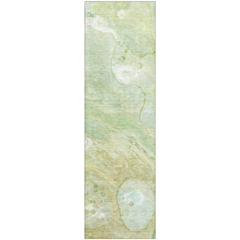 Premium Machine Washable Mayfield AMF1941 Abstract Rug, Runner 2'3" x 7'6"