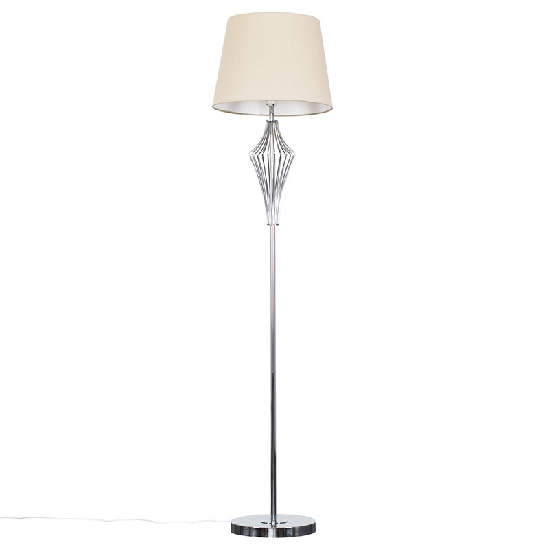 Feuer 152.5cm Traditional Floor Lamp, Not Included, Beige