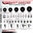 Phenolic Swivel Expanding Stem Caster Set with Brake SCC PLB 3" x 1"