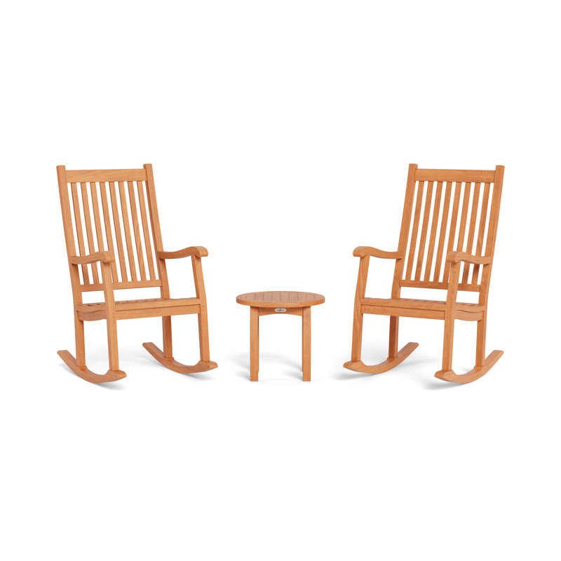 Jakarta 3pc Teak Rocker Set
