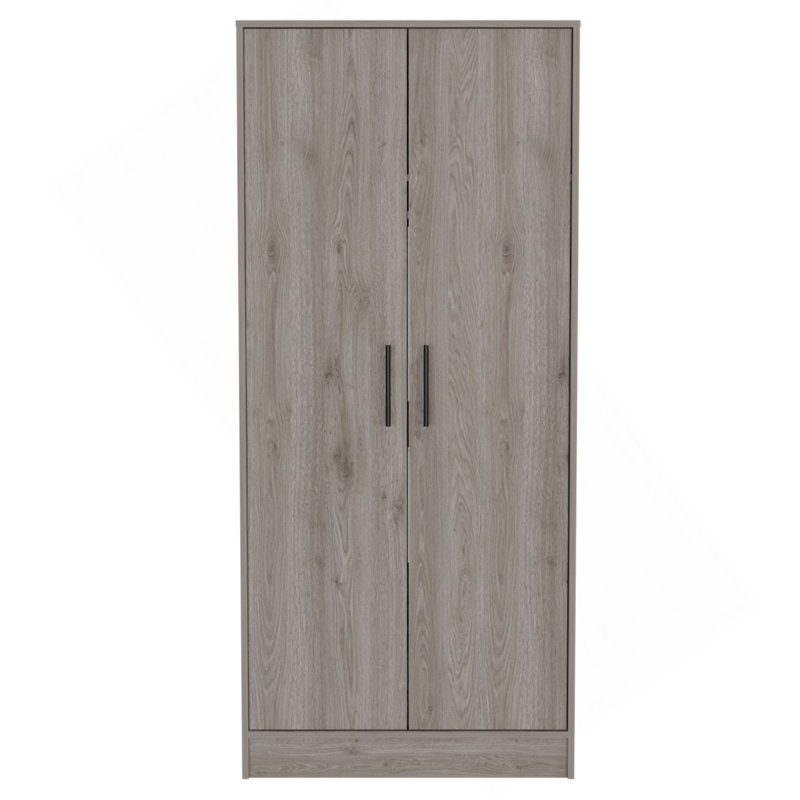 Armoire rectangulaire Conway gris clair, Gris clair