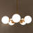 Mid-Century Modern 5-Light Globe Pendant Lighting