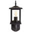 ANDAM Matte Black 19cm H Outdoor Wall Lantern