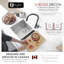 Évier de cuisine à double cuve encastrable en acier inoxydable 32 po Styluxe Stylish Zircon-34355487