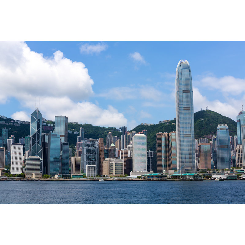 Hong Kong Cityscape by Danielvfung - Wrapped Canvas Print, 81cm H x 122cm W