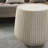 Fluted Tapered Side Table
