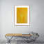 Figures in a Souk Yellow Framed Print-48617727-48617728