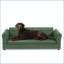 Canapé-lit surdimensionné pour chien surdimensionné avec dossier et accoudoirs pour chiens de grande taille (vert olive)-451161835
