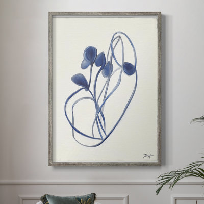 Impression encadrée FLORAL Series DCXLIX - bois massif