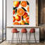 «Vibrant Oranges», art abstrait de fruits tropicaux-129151574
