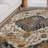 Collymore Traditional Floral Medallion 100% Polypropylene Indoor Area Rug with Jute Backing-1969093834