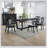 Rectangular MDF Dining Table Mid Century Modern