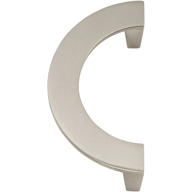 Roundabout 3" Center to Center Drop handle, Brushed Nickel, 3