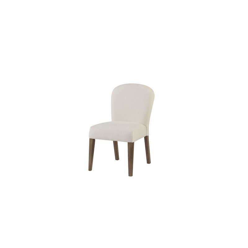 Chaise rembourrée Arch (ensemble de 2), Beige