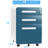 15.75'' Wide 3 -Drawer Mobile File Cabinet-1566117944
