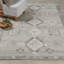 Lukens Hand Woven Recycled P.E.T Geometric Area Rug in Gray/Brown/Ivory-1387370587