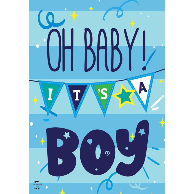 Drapeau de maison pour bébé