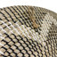 Décoration murale en forme de panier de mer tissé à la main avec accents noirs et blancs Seagrass