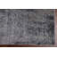 Tapis gris argenté à motif abstrait 5 x 8