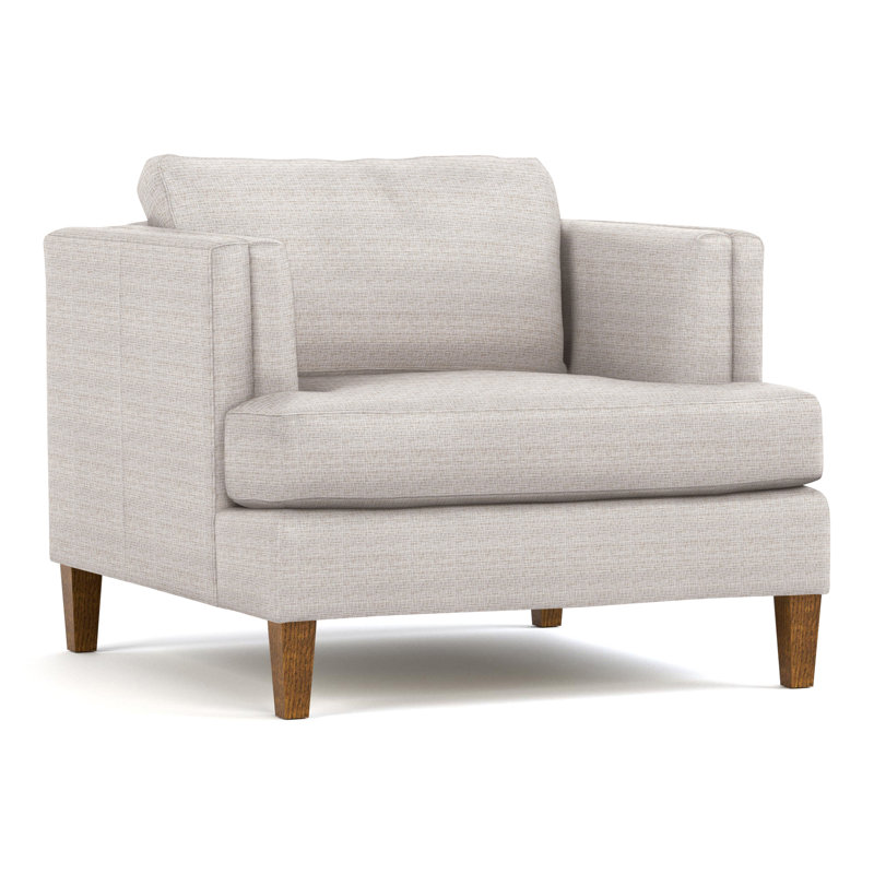 Fauteuil tuxedo avec accoudoirs Surrey Hills, Perigold ‑ sables blancs