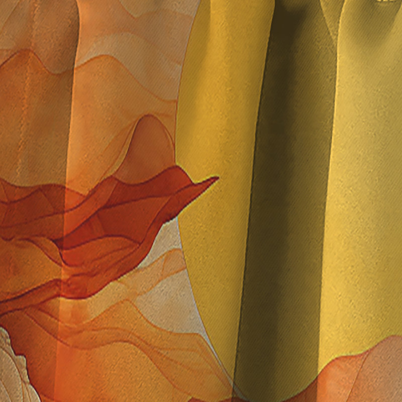 Bold Landscape Canyon Desert VI - Rideau occultant naturel - 1 panneau, L 52 po x L 108 po
