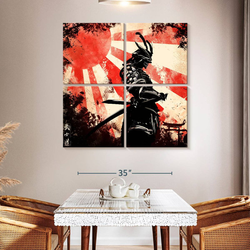 Samurai Holding Katana